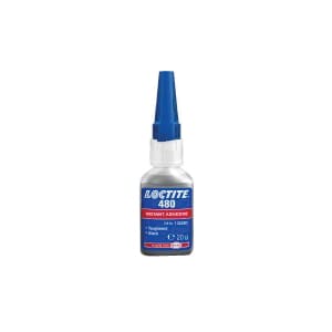 Loctite® 135466 Prism® 480™ 1-Part Low Viscosity Instant Adhesive, 20 g Bottle, Black, 24 hr Curing